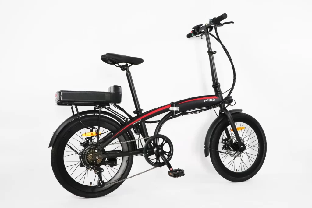 Imagen de Bicicleta Electrica Plegable E-FOLD Negra