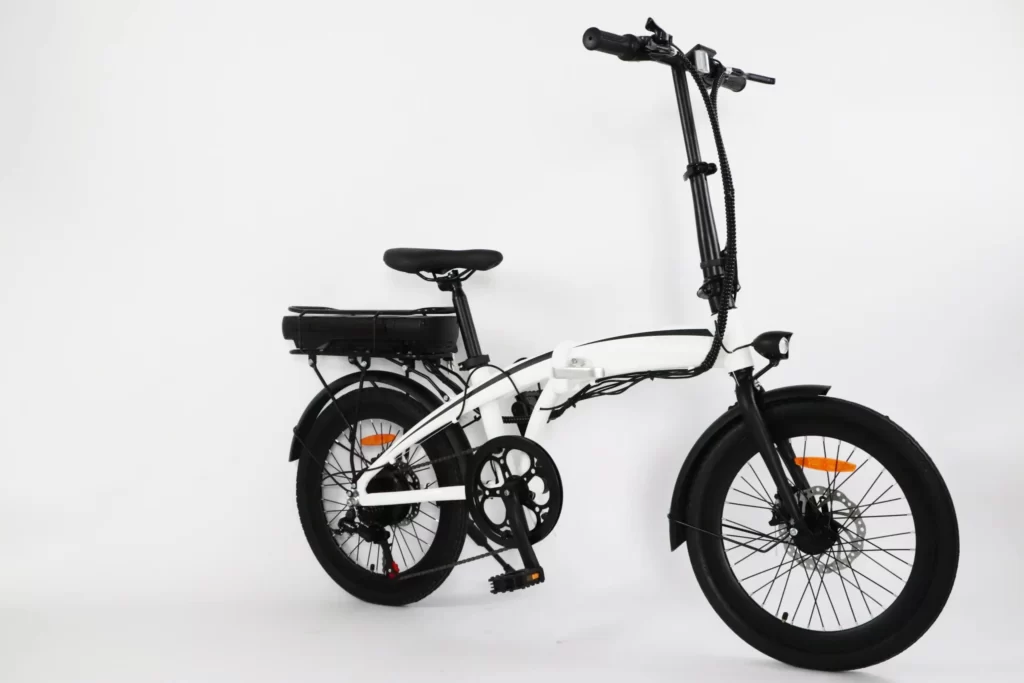 Imagen de Bicicleta Eléctrica Plegable E-FOLD Pro Blanca (Open Box/Poco Uso/Armada Gratis)