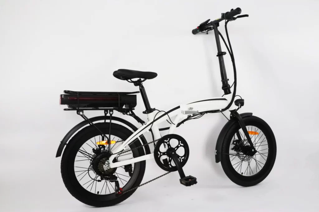 Imagen de Bicicleta Eléctrica Plegable E-FOLD Pro Blanca (Open Box/Poco Uso/Armada Gratis)