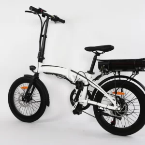 bicicleta electrica de plegable modelo efold pro de color blanco