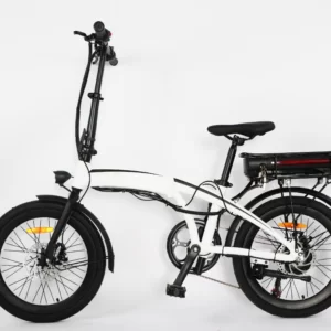 bicicleta plegable y electrica efold pro blanca