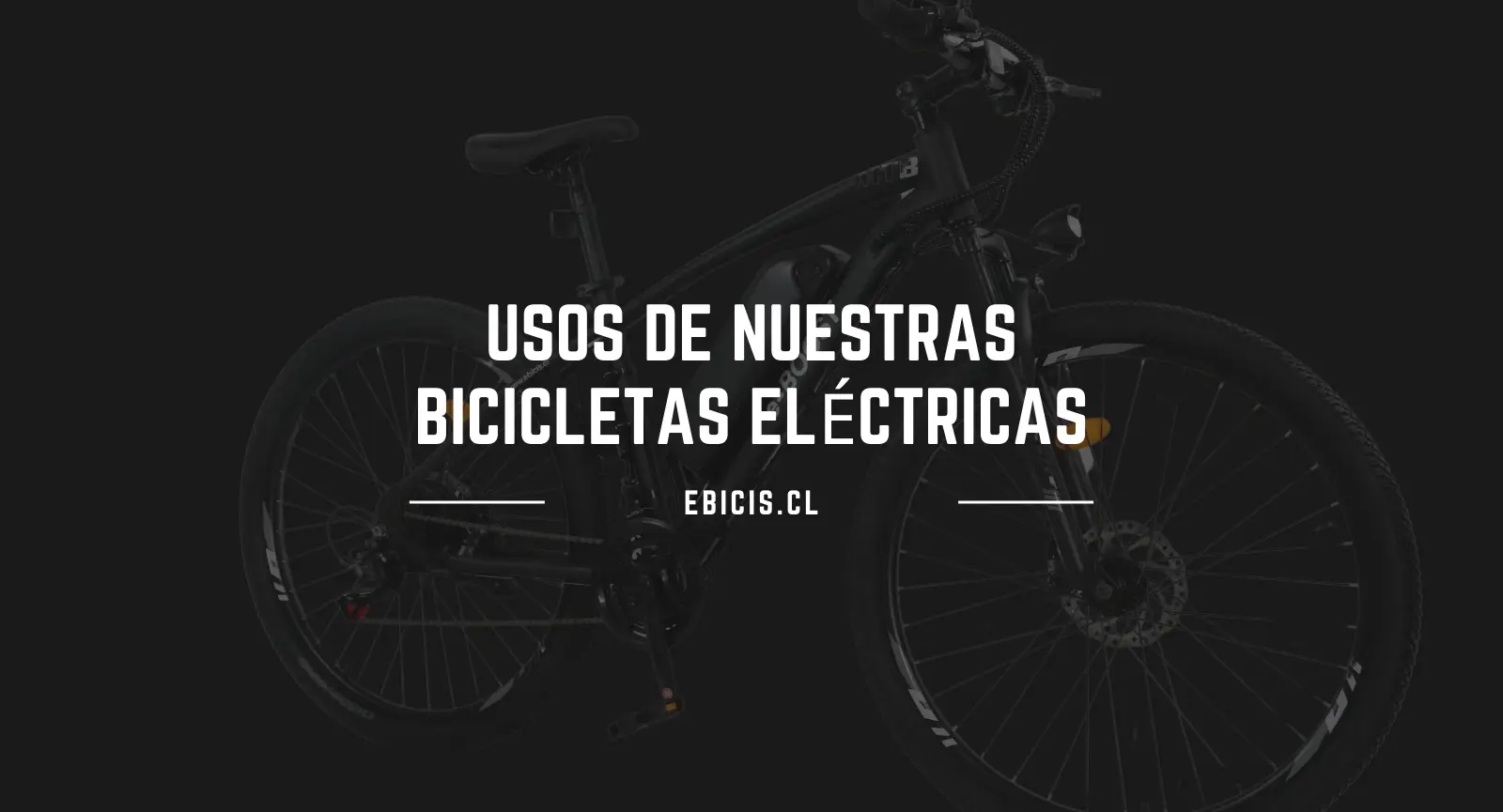 usos de bicicletas electricas