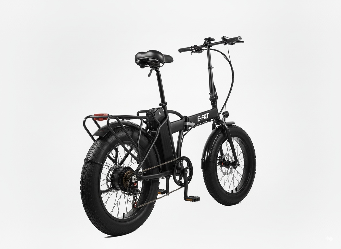 bici plegable rueda ancha