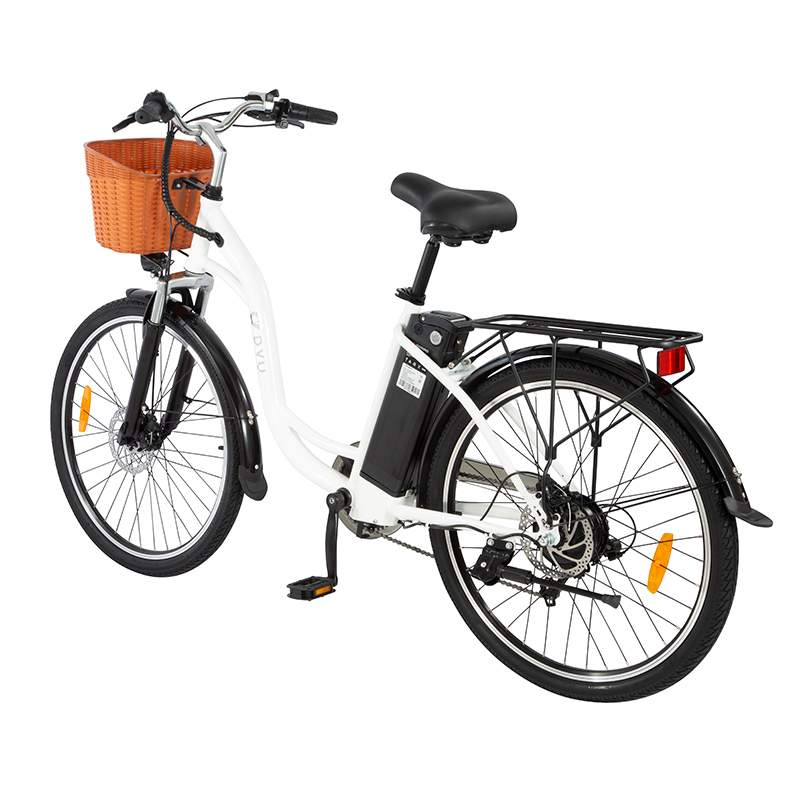 Bici electrica aro 26 con parrilla