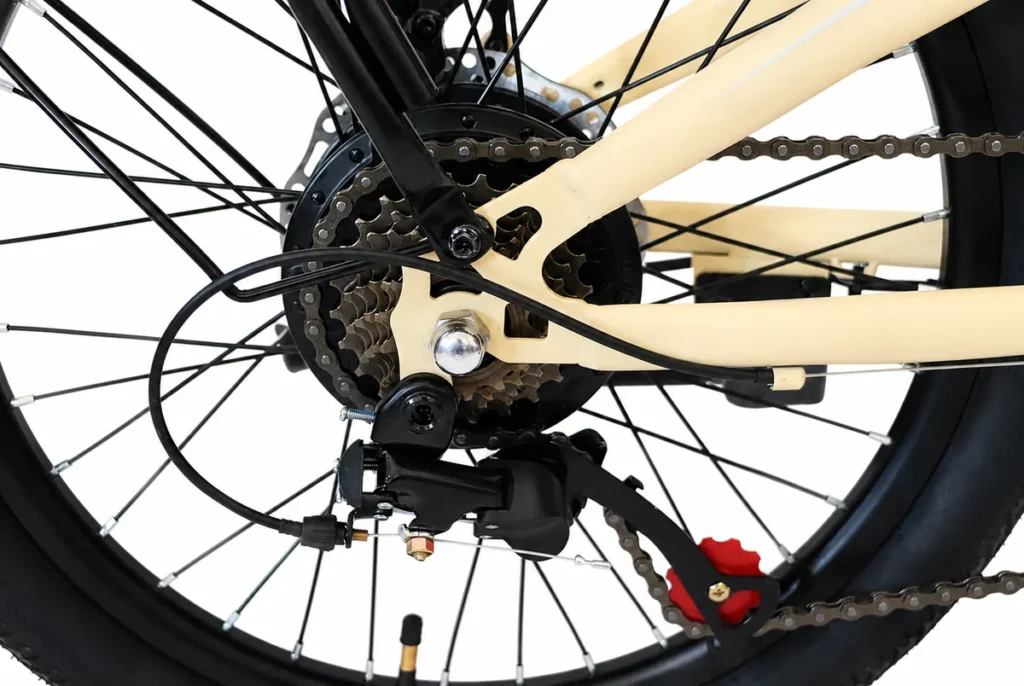 Imagen de Bicicleta Electrica Plegable E-FOLD Crema