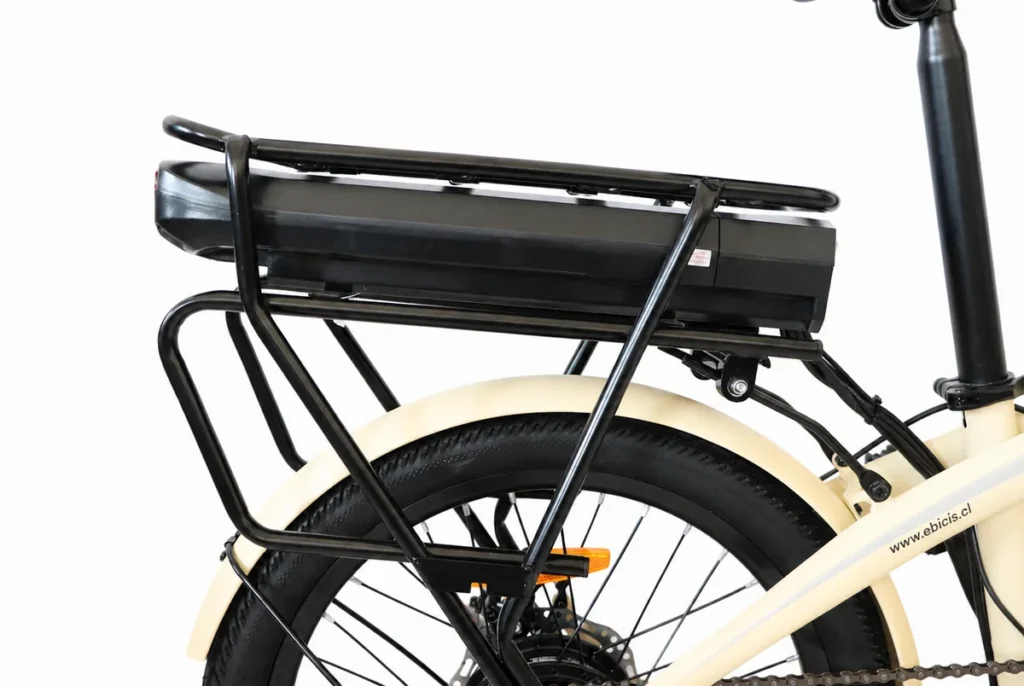 Imagen de Bicicleta Electrica Plegable E-FOLD Crema