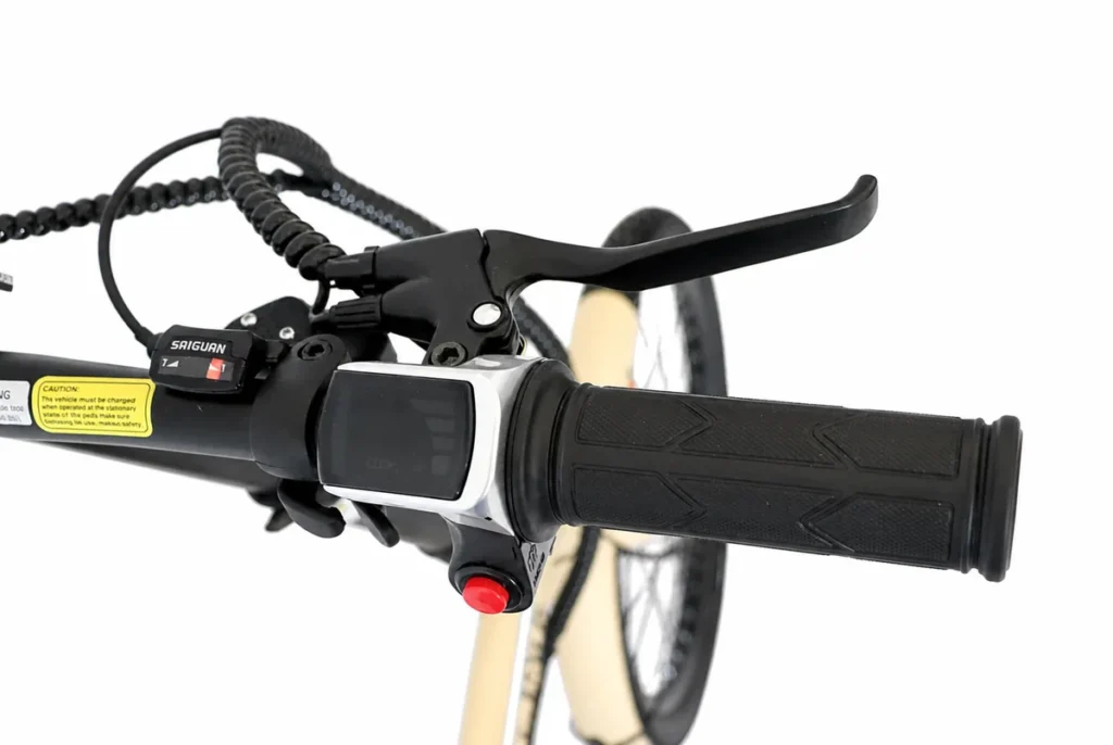 Imagen de Bicicleta Electrica Plegable E-FOLD Crema