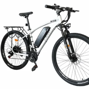 Bicicleta Electrica E-BOOST Silver (Parrilla Trasera Gratis)