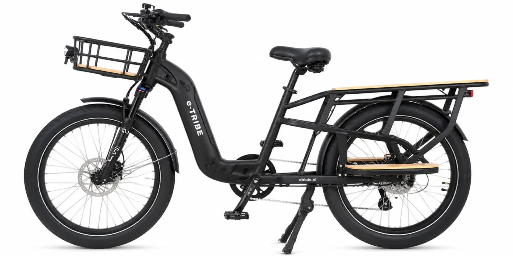 Imagen de Bicicleta Electrica E-TRIBE Matte Black / Familiar-Cargo (PREVENTA/Despacho Desde 15 Octubre)