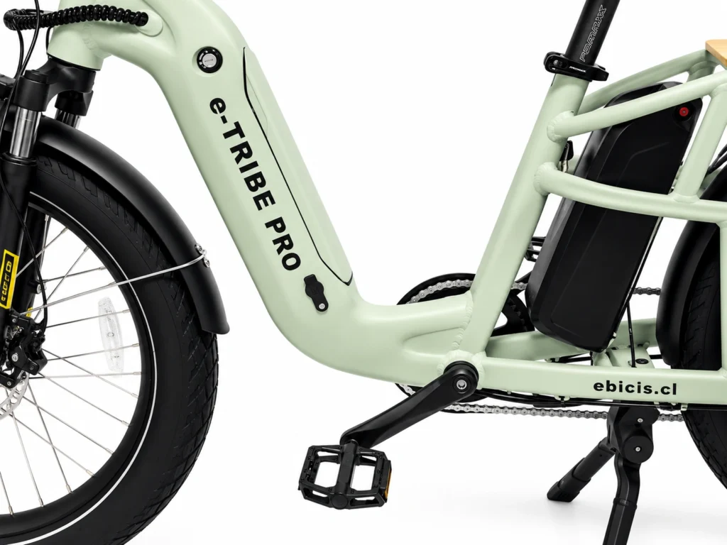 Imagen de Bicicleta Electrica E-TRIBE PRO Light Grey / Familiar-Cargo Doble Batería