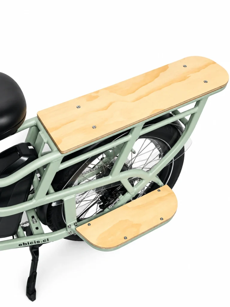 Imagen de Bicicleta Electrica E-TRIBE PRO Matte Black / Familiar-Cargo Doble Batería