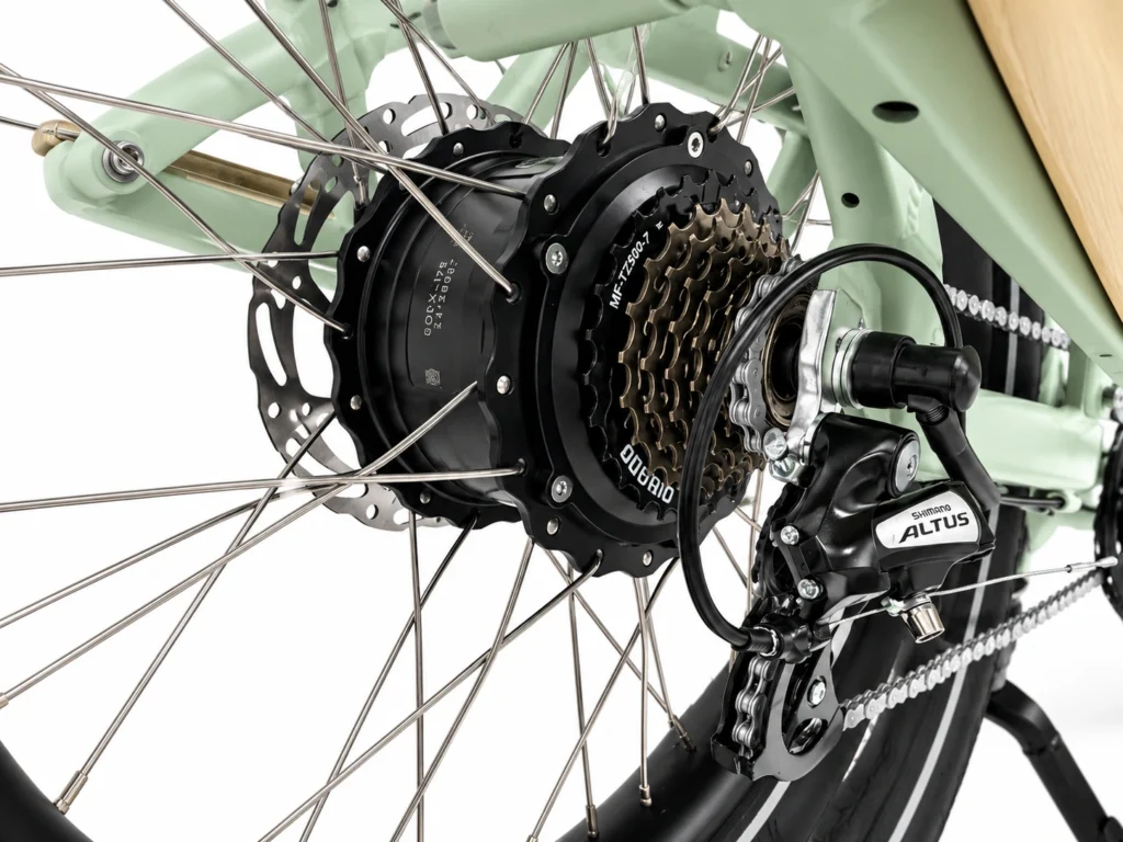 Imagen de Bicicleta Electrica E-TRIBE PRO Matte Black / Familiar-Cargo Doble Batería