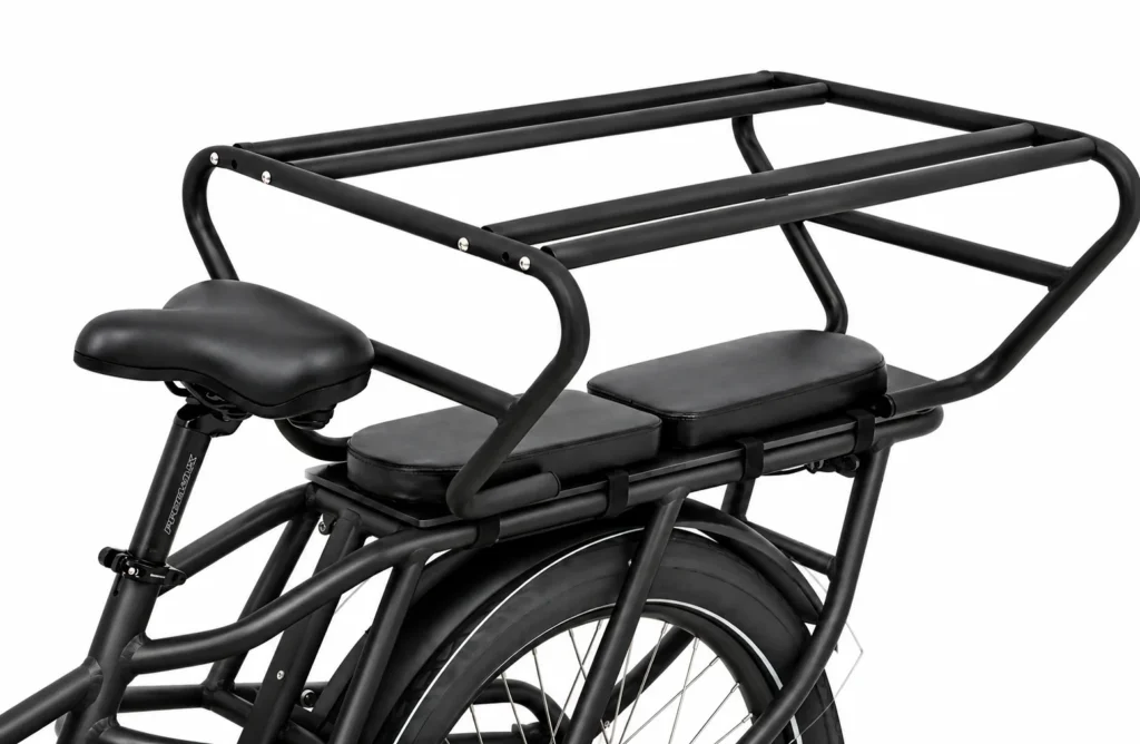 Imagen de Bicicleta Electrica E-TRIBE PRO Matte Black / Familiar-Cargo Doble Batería